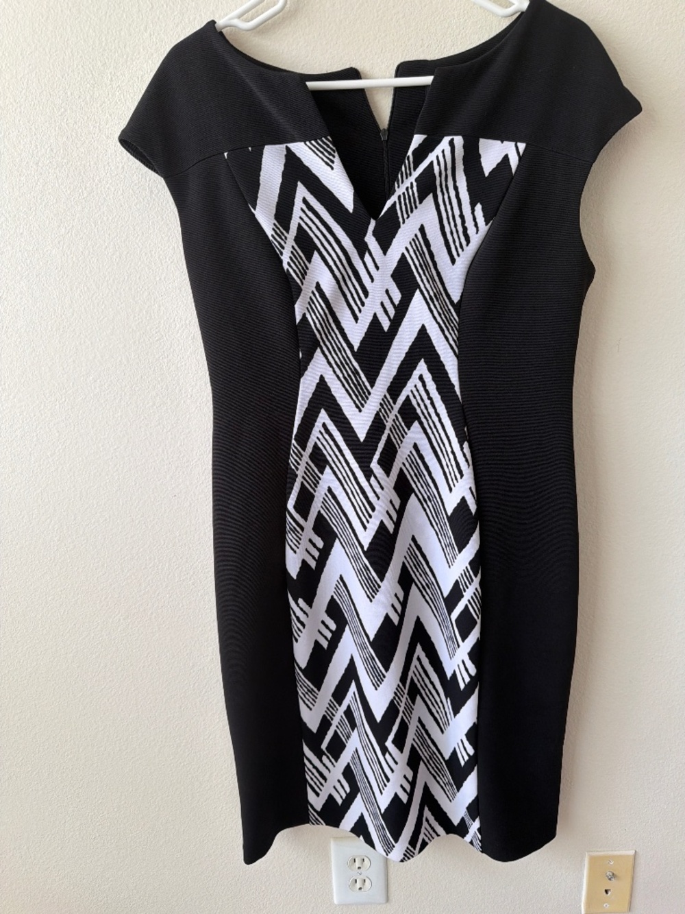 Black and white dress